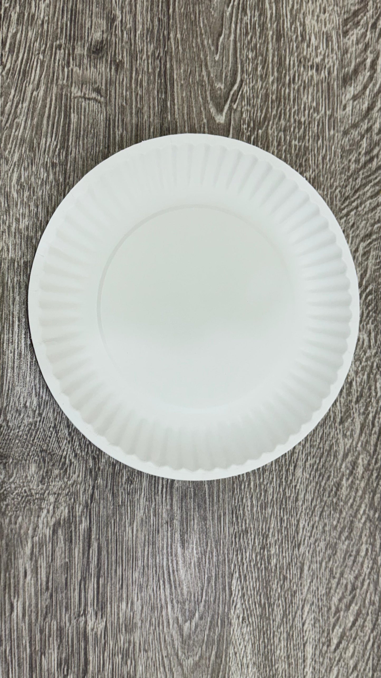 9 Inch White Paper Plates